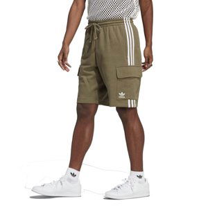 ADIDAS ORIGINALS-3S CARGO SHORT-Green Zelená XL