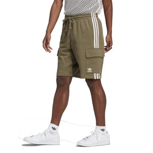 ADIDAS ORIGINALS-3S CARGO SHORT-Green Zelená S