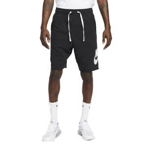 NIKE-M NK CLUB ALUMNI HBR FT SHORT-010-Black Čierna S