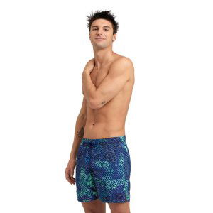 ARENA-MENS BEACH BOXER ALLOVER-660-kikko pro navy Modrá M