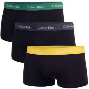 CALVIN KLEIN-LOW RISE TRUNK 3 PK-0000U2664G-CA9-Black Čierna M