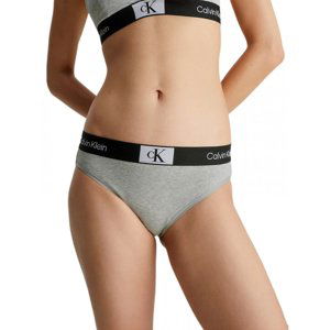 CALVIN KLEIN-HIGH WAIST BRAZILIAN-000QF7223E-P7A-Grey Šedá L