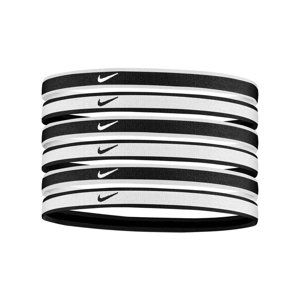 NIKE-SWOOSH HEADBANDS 6PK WH/BK/WH Biela UNI