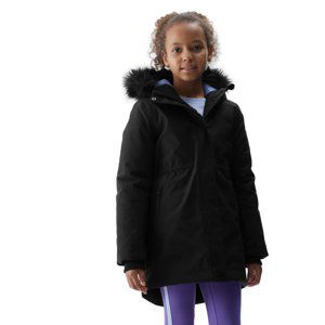 4F JUNIOR-JACKET-JAW23TJACF106-21S-BLACK Čierna 164