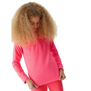 4F-FLEECE UNDERWEAR-JAW23UFLEF033-55S-HOT PINK Ružová 158/164