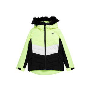 4F JUNIOR-TECHNICAL JACKET-JAW23TTJAF296-72N-LEMON NEON Žltá 140