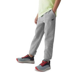 4F-TROUSERS-JAW23TTROM411-27M-COLD LIGHT GREY MELANGE Šedá 164