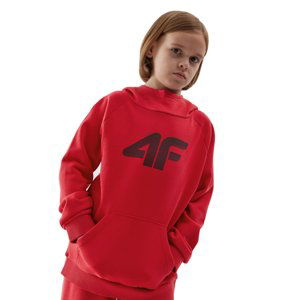 4F-SWEATSHIRT-JAW23TSWSM626-62S-RED Červená 158