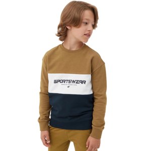 4F-SWEATSHIRT-JAW23TSWSM630-74S-GOLD Žltá 146