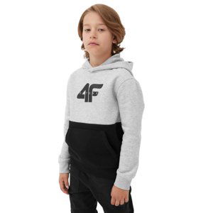 4F-SWEATSHIRT-JAW23TSWSM628-27M-COLD LIGHT GREY MELANGE Šedá 152