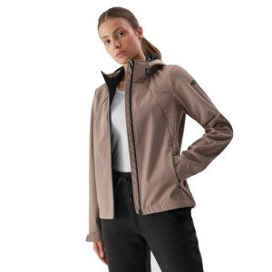 4F-SOFTSHELL JACKET-AW23TSOFF152-82S-LIGHT BROWN Hnedá M