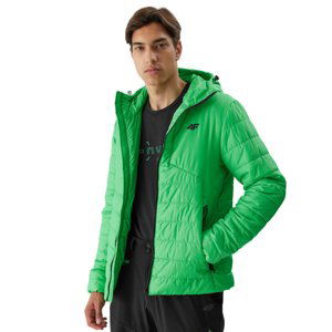 4F-DOWN JACKET-AW23TDJAM245-42S-LIGHT GREEN Zelená XXL