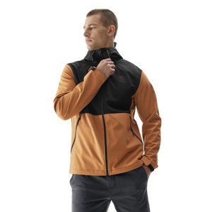 4F-SOFTSHELL JACKET-AW23TSOFM155-82S-LIGHT BROWN Hnedá M