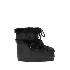 MOON BOOT-ICON LOW FAUX FUR, black Čierna 36/38