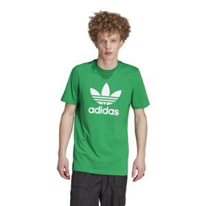 ADIDAS ORIGINALS-TREFOIL T-SHIRT-IM4506-green/white Zelená M