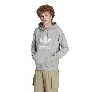 ADIDAS ORIGINALS-TREFOIL HOODY-IM4490-medium grey heather Šedá XXL