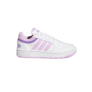 ADIDAS-Hoops 3.0 cloud white/core black/violet fusion Biela 40