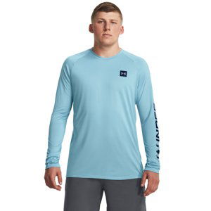 UNDER ARMOUR-UA Tech Prt Fill LS-BLU Modrá L