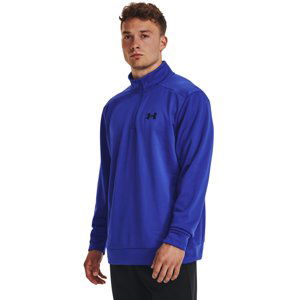 UNDER ARMOUR-UA Armour Fleece 1/4 Zip-BLU Modrá L