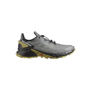 SALOMON-Supercross 4 GTX pewter/black/cress green Šedá 45 1/3