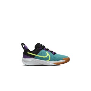 NIKE-Star Runner 4 SE Ks teal nebula/black/volt Modrá 35