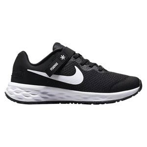 NIKE-Revolution 6 FlyEase Jr black/white/dark smoke grey Čierna 36