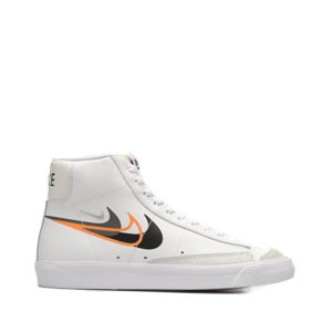 NIKE-Blazer Mid 77 white/bright mandarin/medium ash/black Biela 46,5