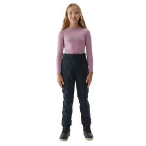 4F JUNIOR-TROUSERS FNK-JAW23TFTRF355-21S-BLACK Čierna 158