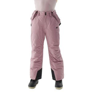 4F-TROUSERS FNK-JAW23TFTRF353-53S-DARK PINK Ružová 158