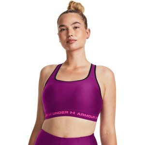 UNDER ARMOUR-UA Crossback Mid Bra-PPL Fialová L