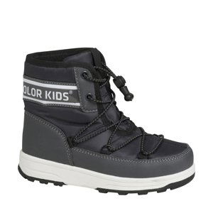 COLOR KIDS-Boots W. String phantom Čierna 34