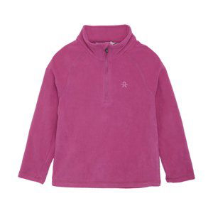 COLOR KIDS-Fleece Pulli, festival fuchsia Ružová 140