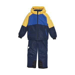 COLOR KIDS-Ski Set - Colorblock, total eclipse Modrá 152