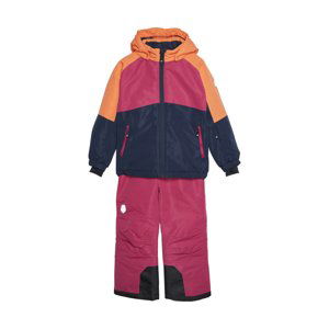 COLOR KIDS-Ski Set - Colorblock, vivacious Ružová 122