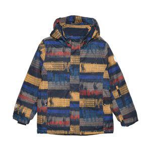 COLOR KIDS-Ski Jacket - AOP, total eclipse 741119.7850 Modrá 116