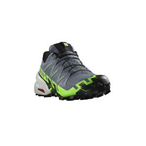 SALOMON-Speedcross 6 GTX flint stone/green gecko/black Šedá 46