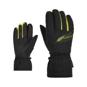 ZIENER-GORDAN-801079-12490-black lime Čierna 9,5