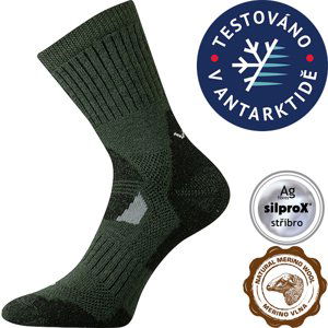 VOXX-MERINO Stabil CLIMAYARN-khaki Zelená 43/46