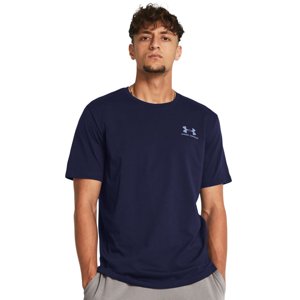 UNDER ARMOUR-UA M SPORTSTYLE LC SS-BLU Modrá XL