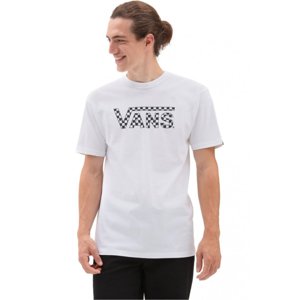 VANS-CHECKERED  Tee-B White/Black Biela XL