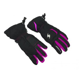 BLIZZARD-Reflex junior ski gloves, black/pink Čierna 4