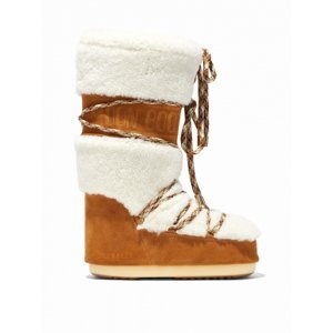 MOON BOOT-Icon Shearling whisky off white Mix 39/41
