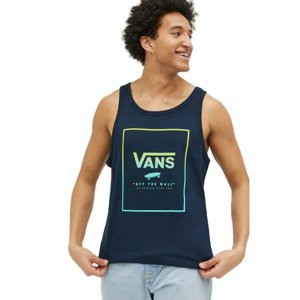 VANS-MN PRINT BOX TANK-NAVY-WATERFALL-EVENING PRIMROSE Modrá XS