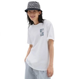 VANS-OFF THE WALL STACKED TYPED SS TEE-WHITE Biela XS