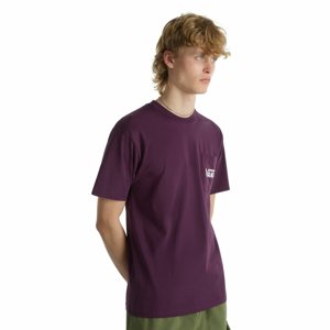 VANS-STYLE 76 BACK SS TEE-Purple Fialová S