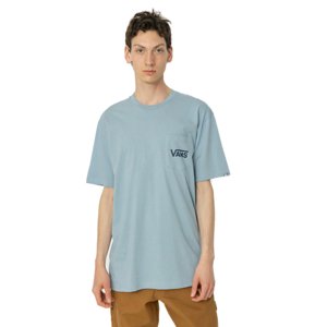 VANS-STYLE 76 BACK SS TEE-Blue Modrá L