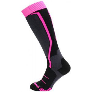 BLIZZARD-Viva Allround ski socks junior black/anthracite/magenta Šedá 27/29