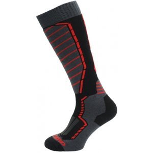 BLIZZARD-Profi ski socks, black/anthracite/red Čierna 43/46