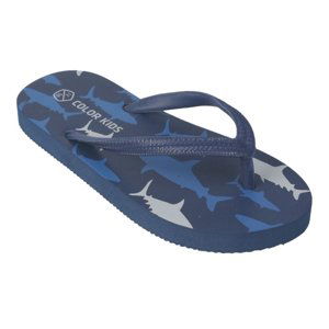 COLOR KIDS-Nemo Flip flop Jeans Blue Modrá 24/25