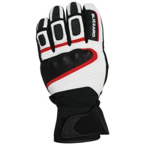 BLIZZARD-Competition ski gloves, black/white/red Biela 8